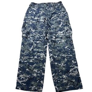 Flying Cross Cargo Pants Mens Medium S Blue Digital Camo Naval Academy Uniform